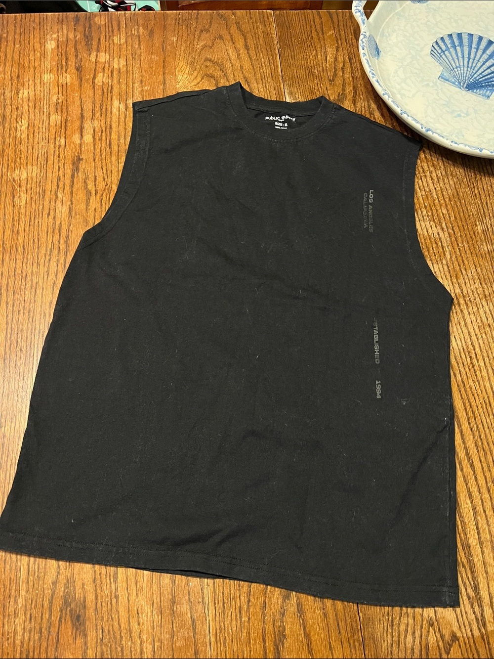 Public Supply NYC Limitless Men's Black Muscle Tank